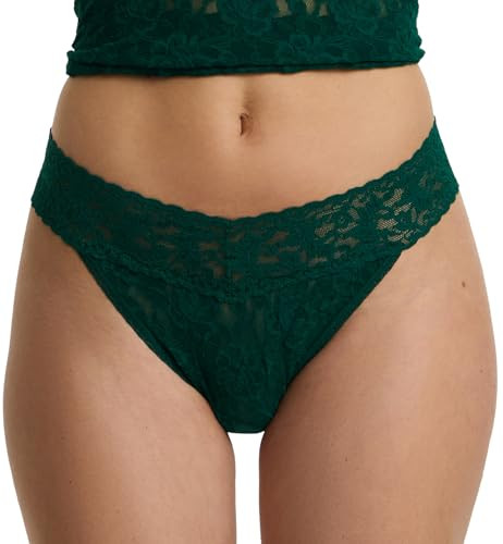 hanky panky Signature Lace Original Rise Thong (4811P),Spruce | Amazon (US)