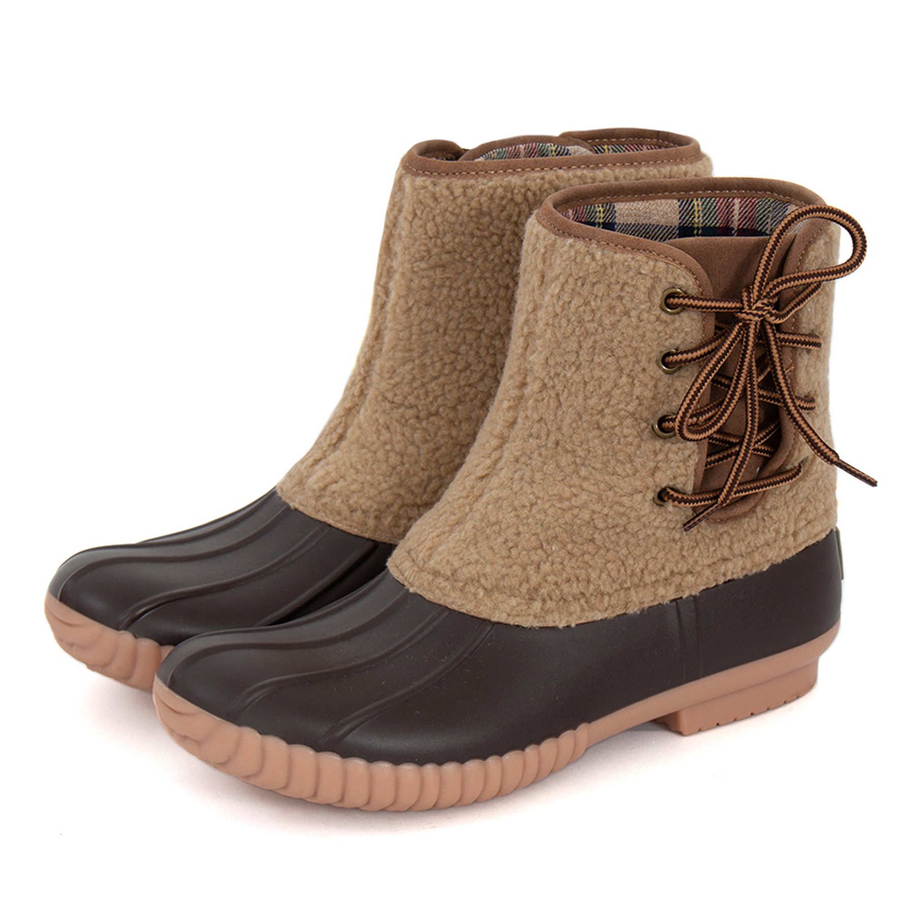 Sherpa Pull On Duck Boots | Marleylilly