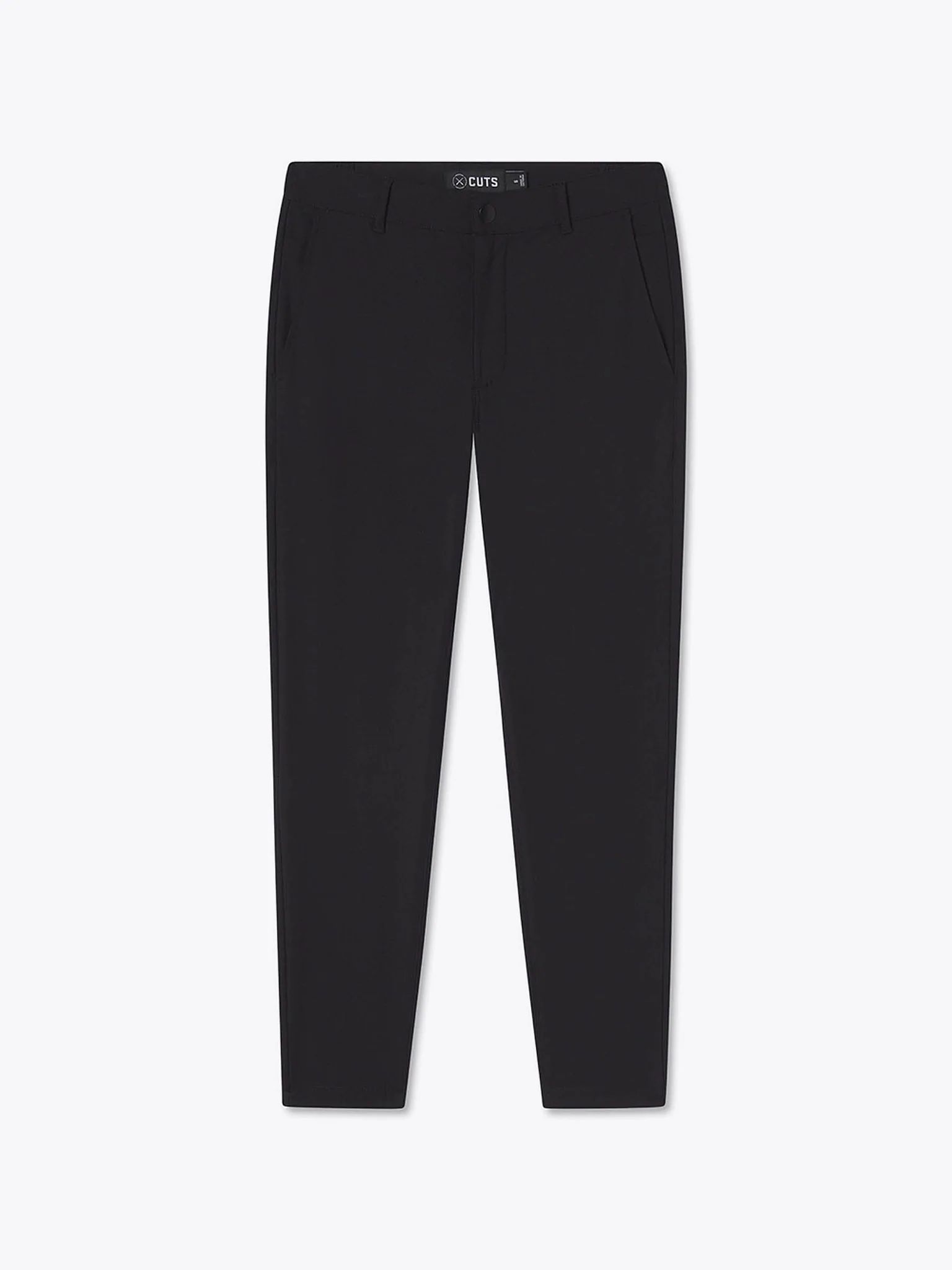 AO Jogger | Black Slim-fit Versaknit™ | Cuts Clothing