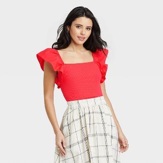 Women's Ruffle Top - A New Day™ | Target