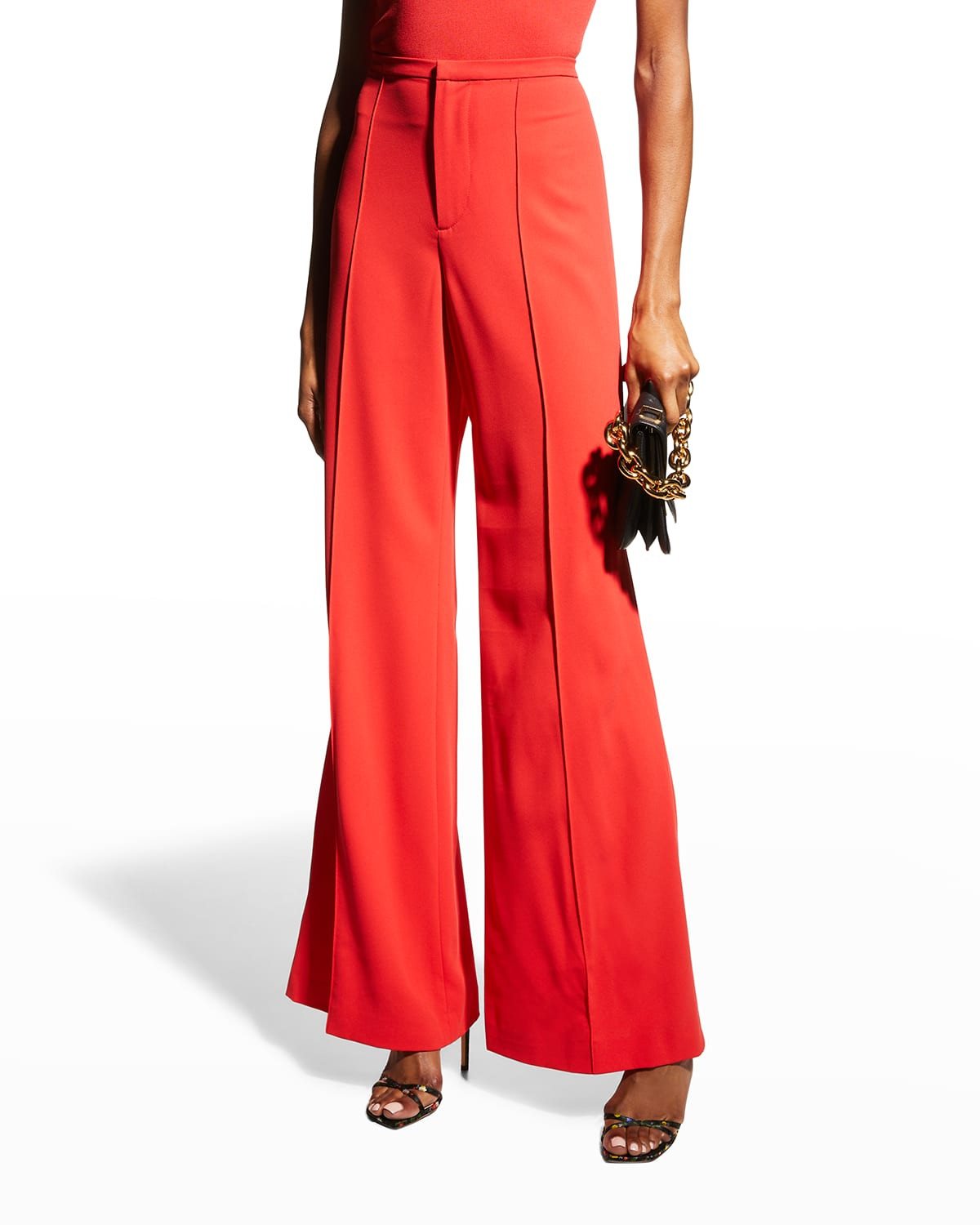 Dylan High-Waist Wide-Leg Pants | Neiman Marcus