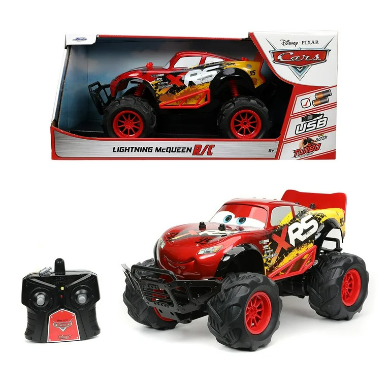 Disney Pixar Cars 1:14 Lightning McQueen off Road RC Car | Walmart (US)