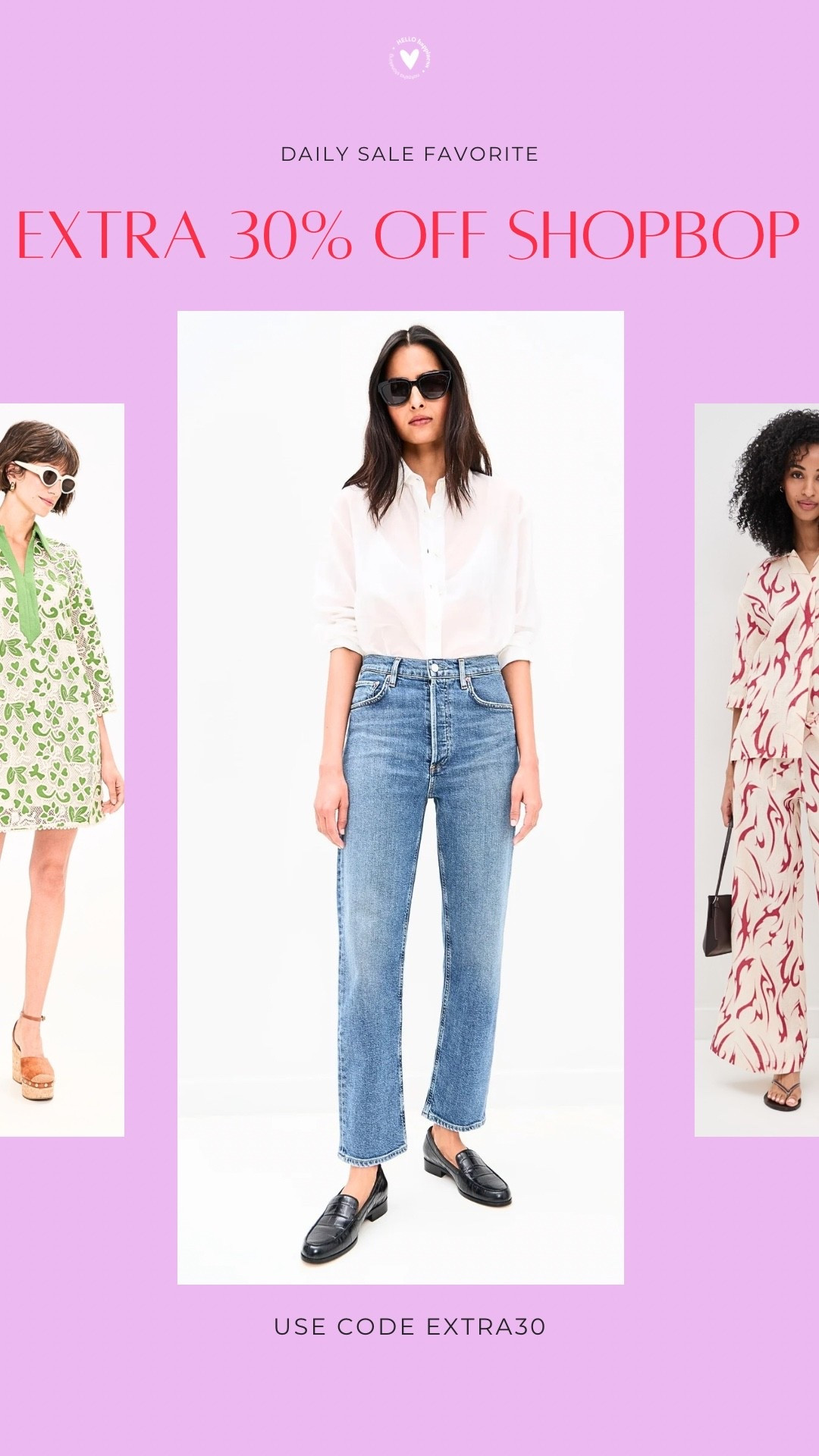 The Shopbop sale just got even better! ✨ Take an extra 30% off with code EXTRA30 and snag those elevated basics, denim, and designer finds before they're gone.

#LTKootd #LTKSaleAlert