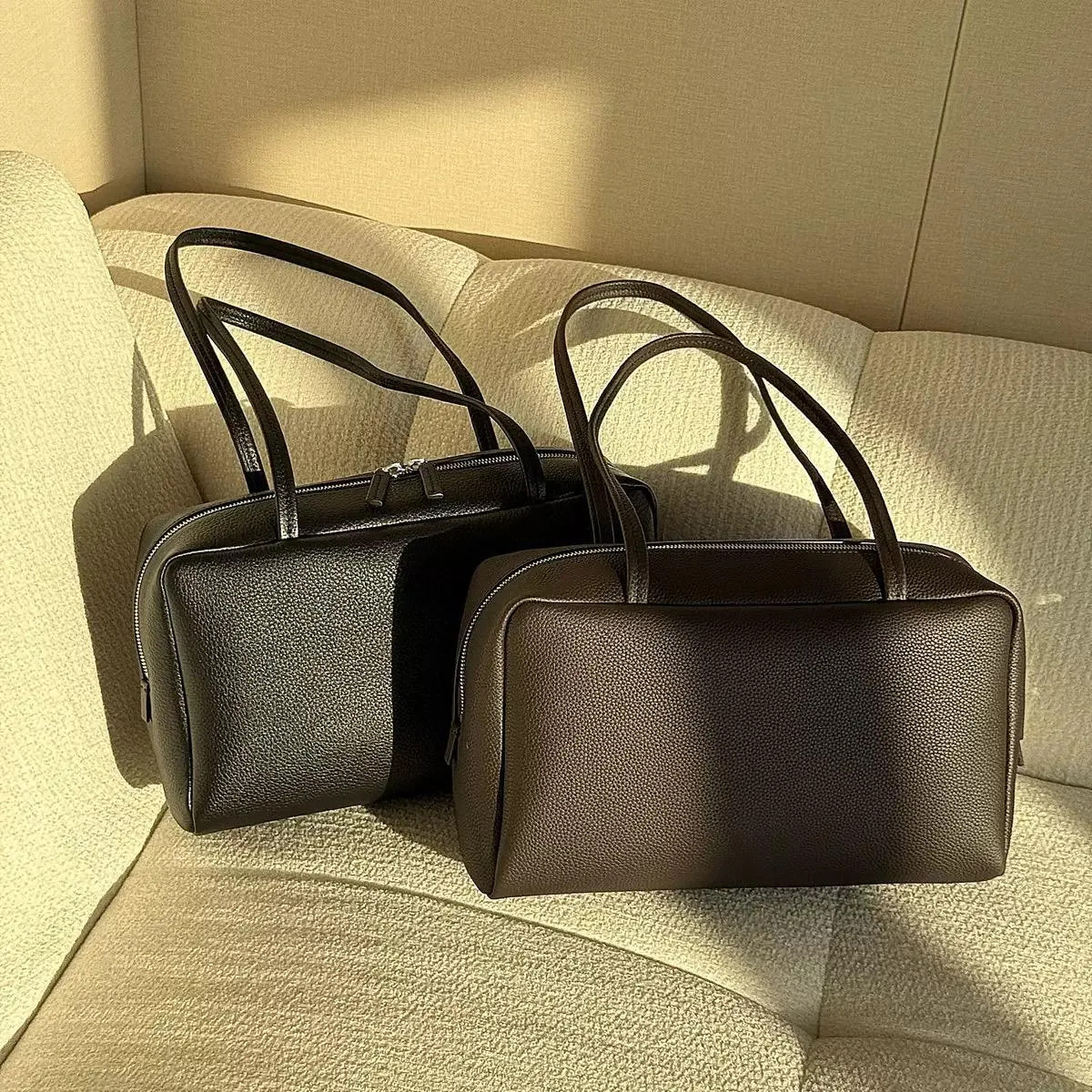 Astra Bowling Bag - Minimalist Leather Bag | Etsy (Global)