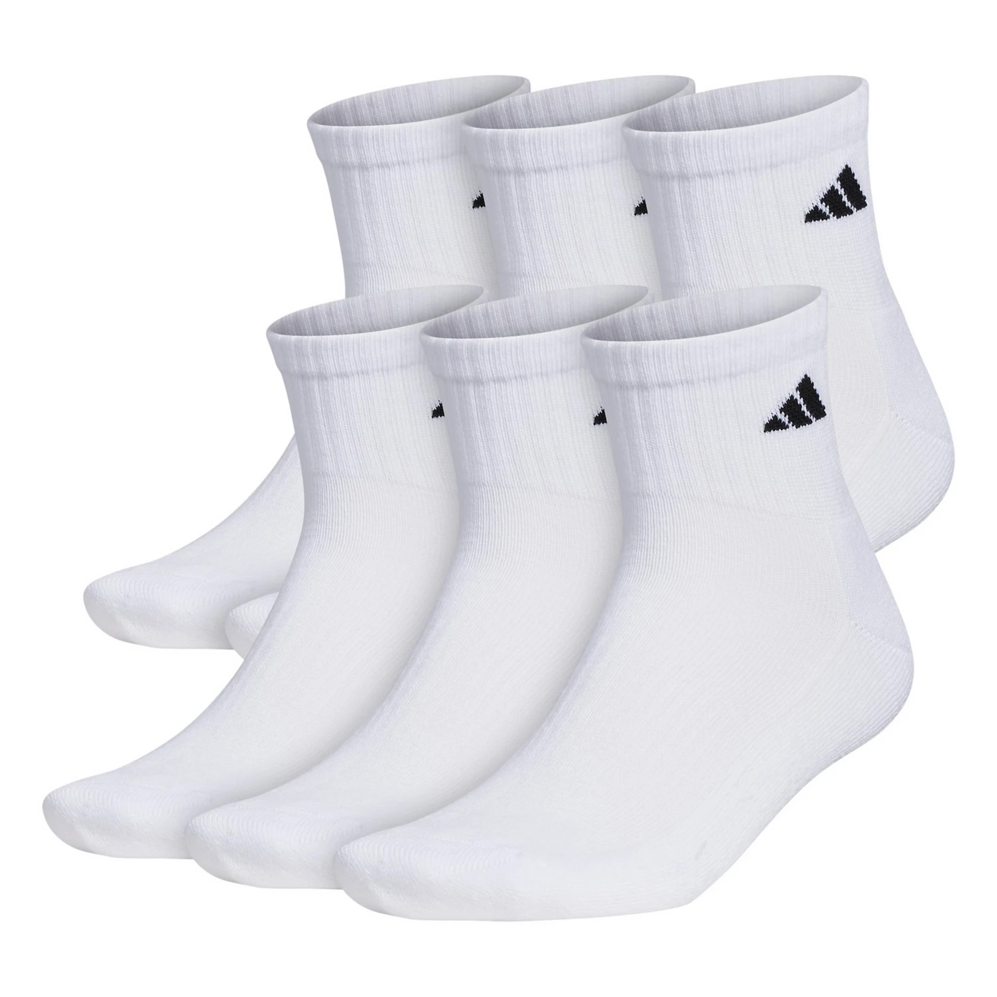 Men's adidas 6-pk. Athletic Cushioned Quarter Socks | Kohl's