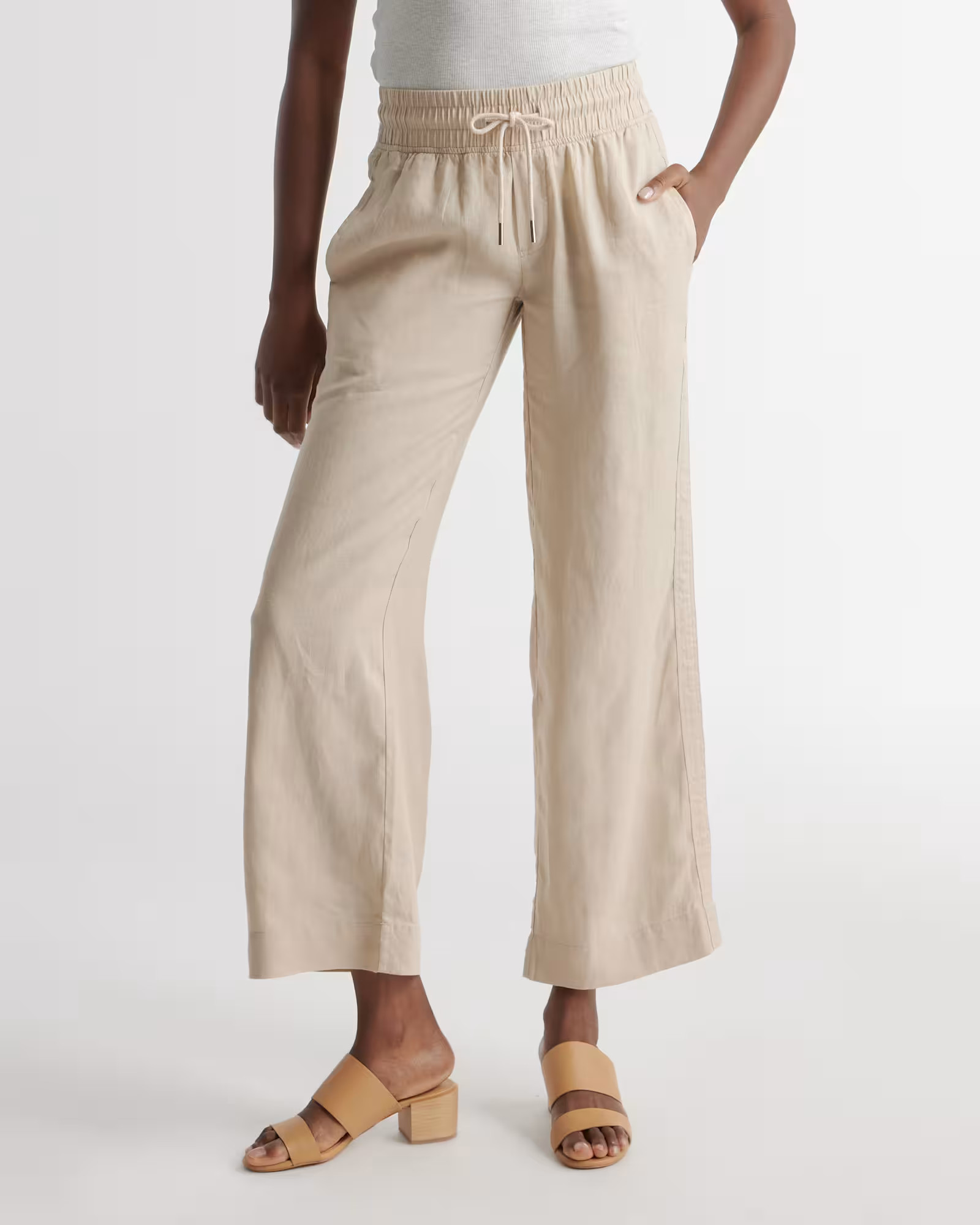 100% European Linen Wide Leg Pants | Quince