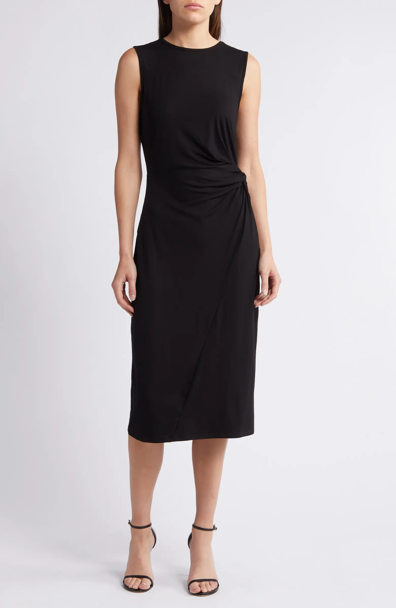 Side Twist Midi Dress | Nordstrom