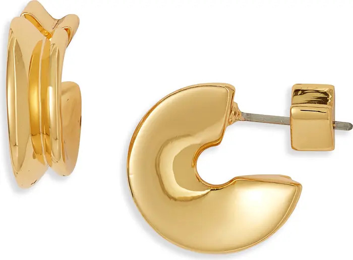 Jenny Bird Hidden Heart Small Huggie Hoop Earrings | Nordstrom | Nordstrom