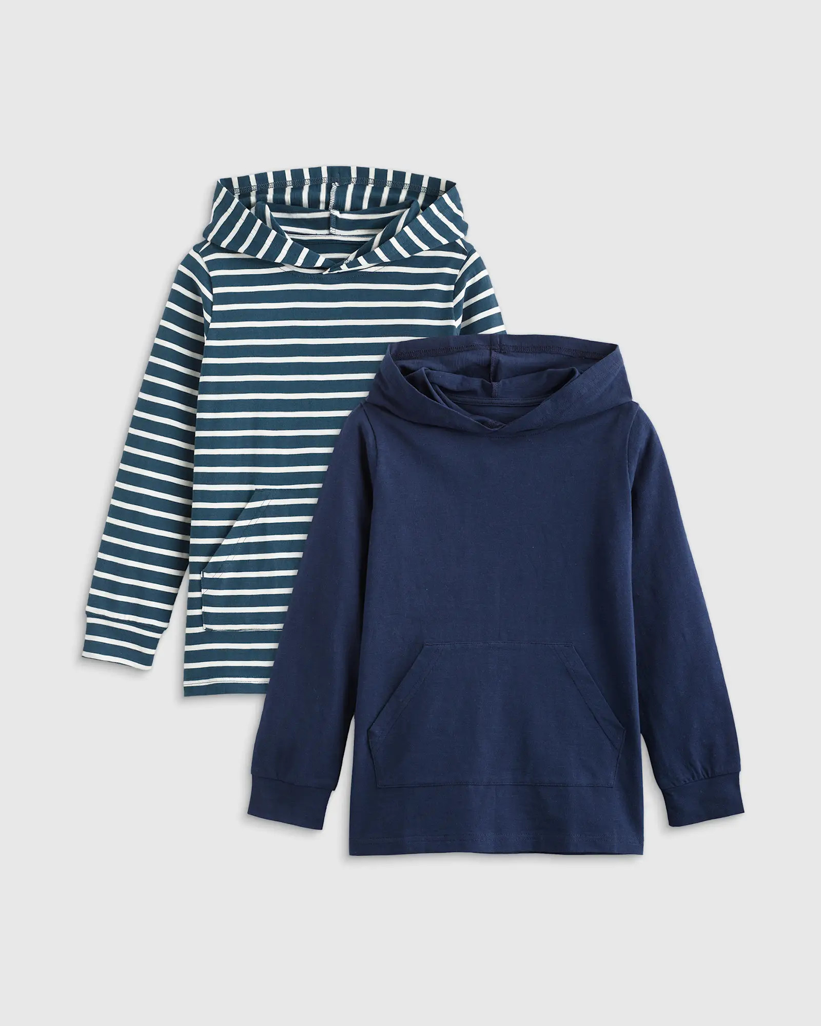 100% Organic Cotton Slub Hooded Tee 2 -Pack - Toddler | Quince