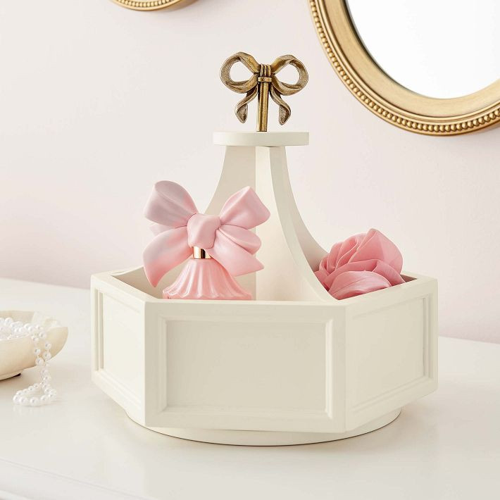 LoveShackFancy Desktop Spinning Organizer | Pottery Barn Teen