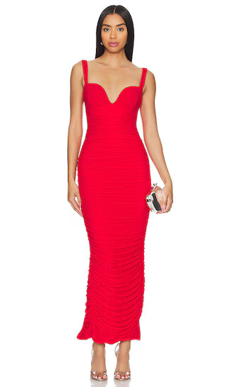 Marlowe Maxi With Full Lining in Scarlet | Revolve Clothing (Global)
