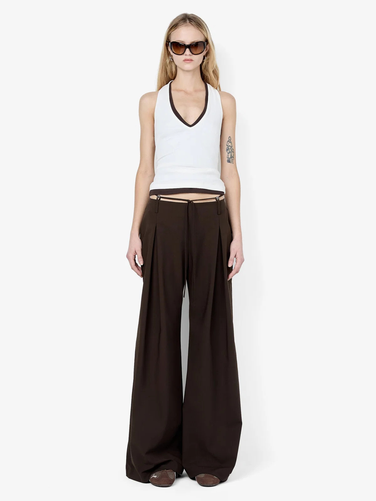 ALBI BEADED PANT - ESPRESSO | Bec & Bridge (Global)