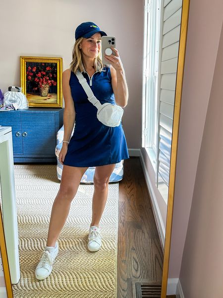 I bought this navy dress for golf last year but I’ve worn it more for athleisure! It’s great for chasing a toddler around. I linked the shorts I wear under it and my cross body bag. It’s also great for tennis or pickle ball! 

#LTKSeasonal #LTKunder50 #LTKfamily