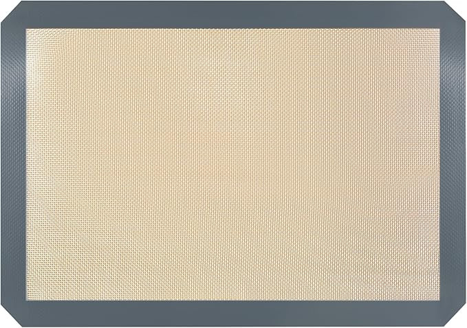 Silicone Baking Mat, 16.5" x 11.6" Silicone Cookie Sheets for Baking, Reusable Baking Mat, Non-St... | Amazon (US)