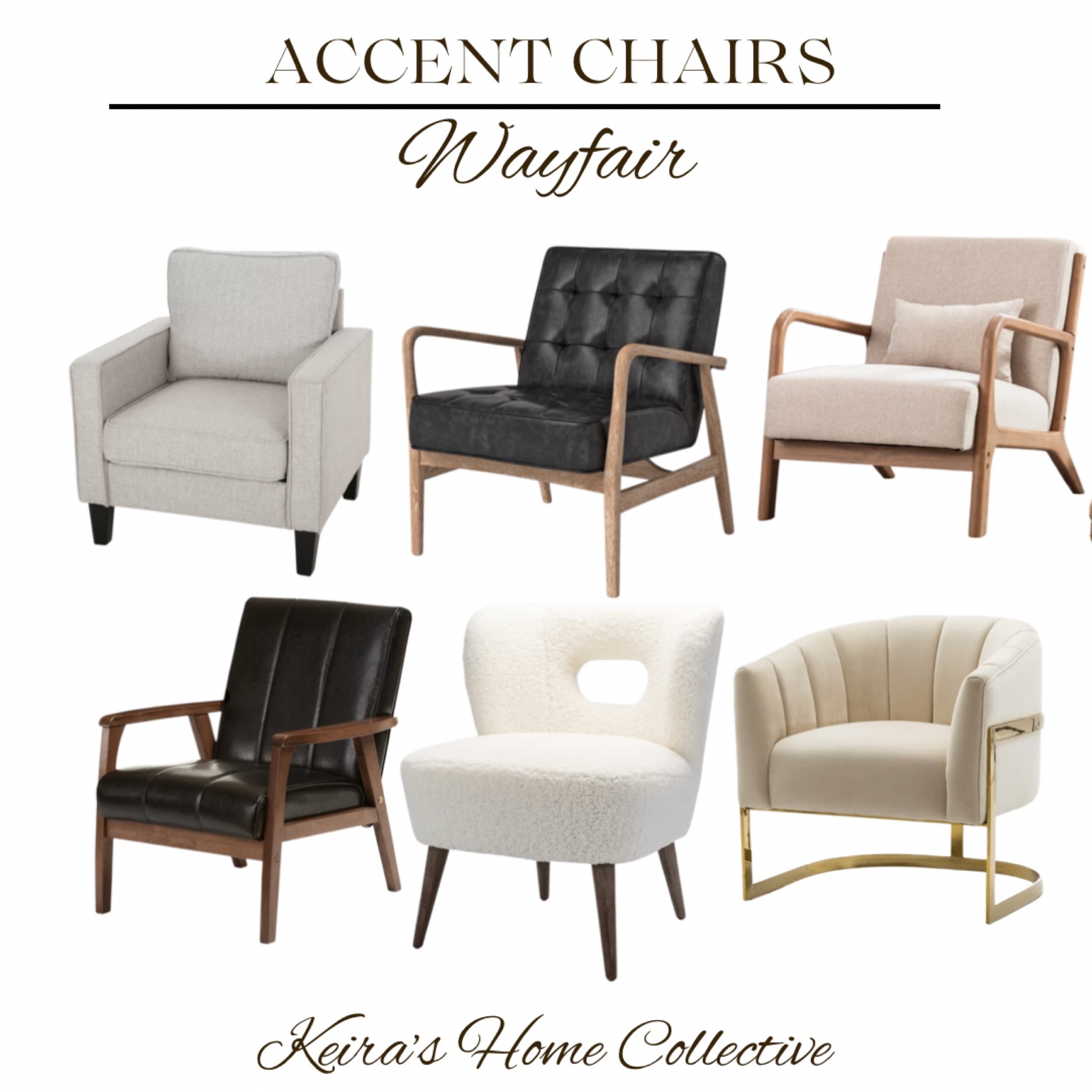 Wayfair accent chairs! 

Great deals on these accent chairs, leather chairs, living room chairs, white chairs, beige chairs, velvet chairs, arm chairs, wood chairs, wayfair furniture, wayfair deals, accent furniture

#LTKsalealert #LTKhome #LTKstyletip