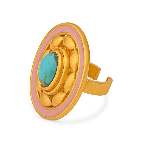 Portofino Turquoise Statement Ring | Christina Greene 