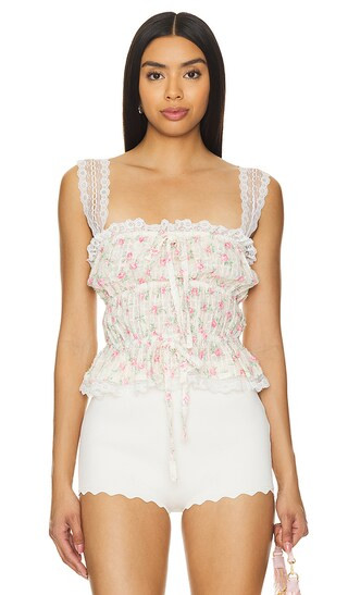 Amelia Top in Pink | Revolve Clothing (Global)