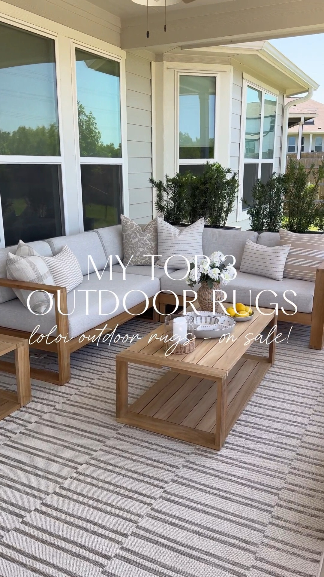 My favorite outdoor rugs + they’re all on sale ☀️🌿

Get ready for patio season with these beauties!

Loloi rug, rug sale, outdoor rug, patio
Season, patio furniture, spring porch, front porch refresh, loloi look, wayfair sale #LTKSpringSale

#LTKHome #LTKSeasonal #LTKSaleAlert