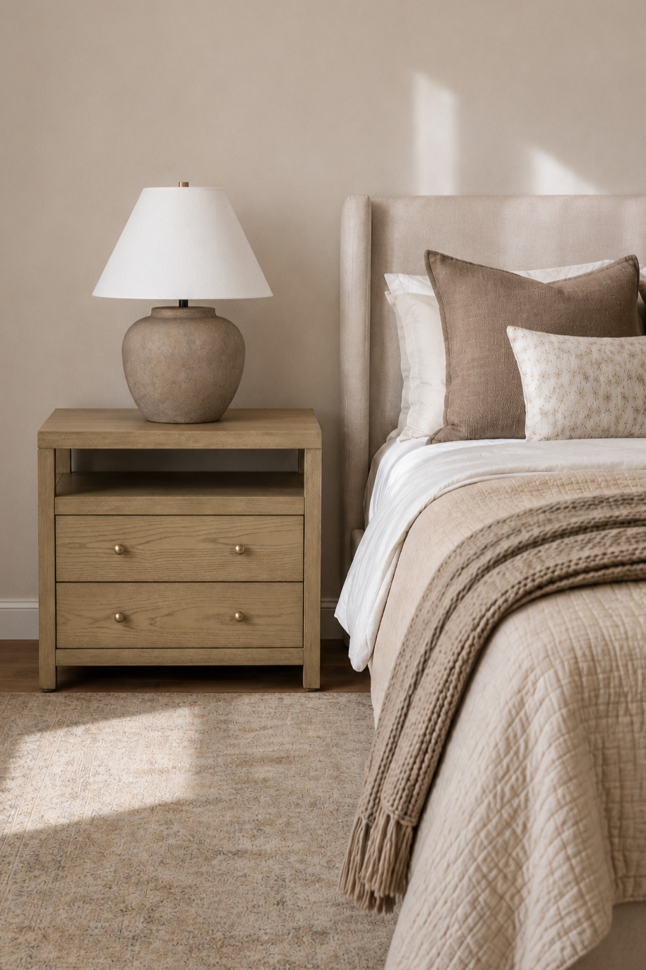 shop this look // cozy neutral bedroom 🤍 bedroom refresh, bedroom furniture, bedroom inspo, bedroom decor, bedroom rug, nightstand, nightstands, nightstand styling, nightstand lamp, nightstand decor, area rug bedroom, area rugs, area rug, neutral home, neutral rug, neutral bedding, bed frame, bed sheets, bed pillow, bedding inspo, bedding ideas, bedding set  

 #LTKHome #LTKSaleAlert