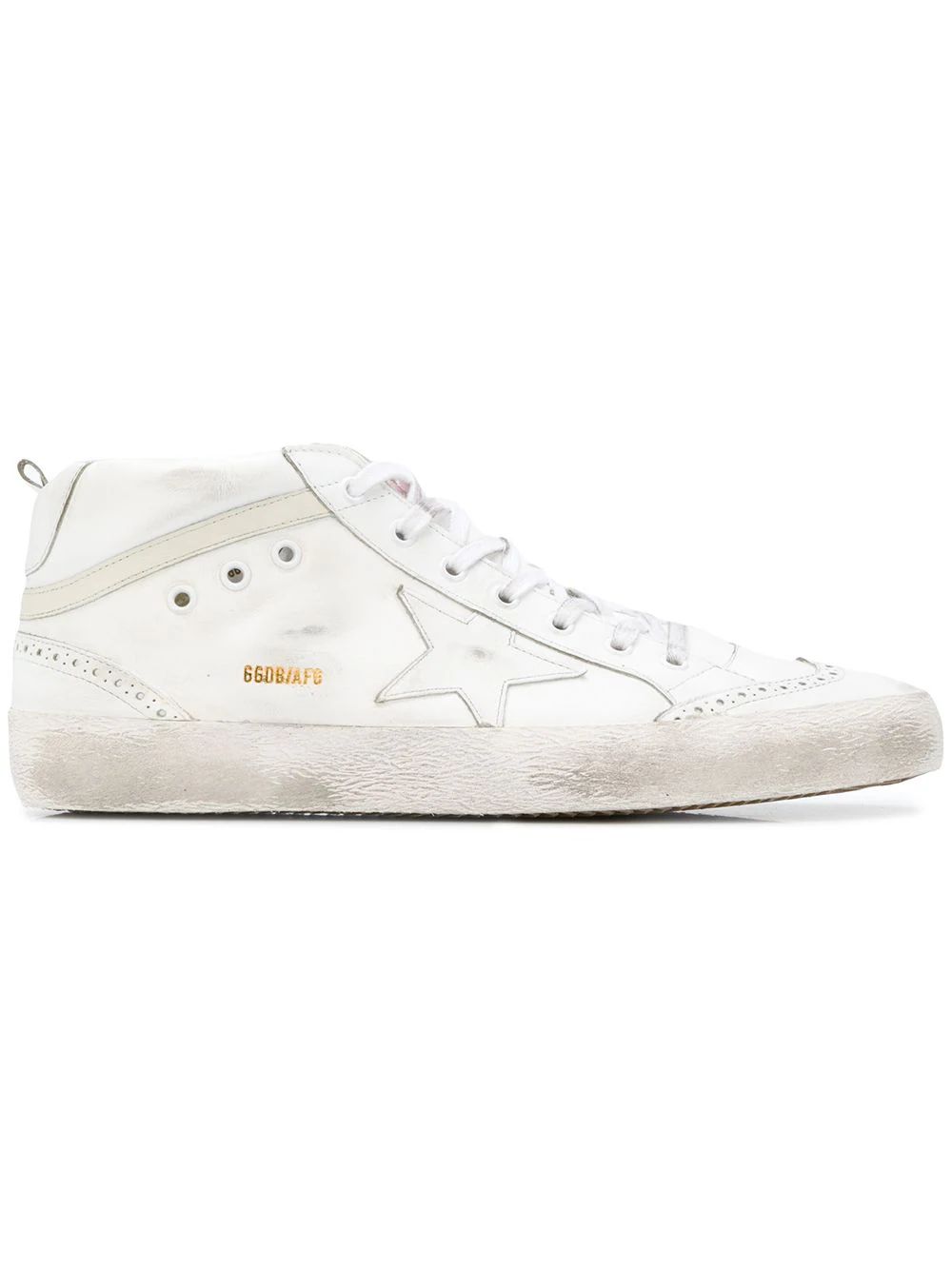 Golden Goose Deluxe Brand Mid Star sneakers - White | FarFetch Global