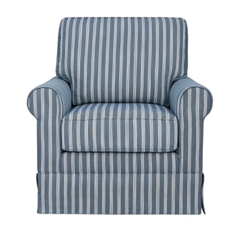 Tarrel Upholstered Swivel Armchair | Wayfair North America