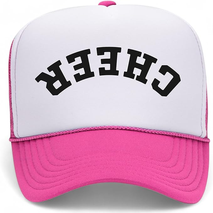 Cheer Upside Down Hat | Cheerleading | Premium Adjustable Snapback Baseball Vintage Trucker Hat f... | Amazon (US)