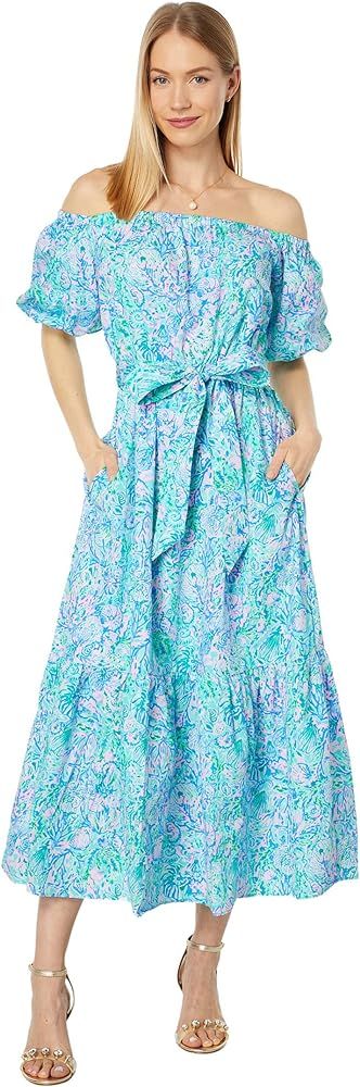 Lilly Pulitzer Tamie Off-The-Shoulder Dress | Amazon (US)