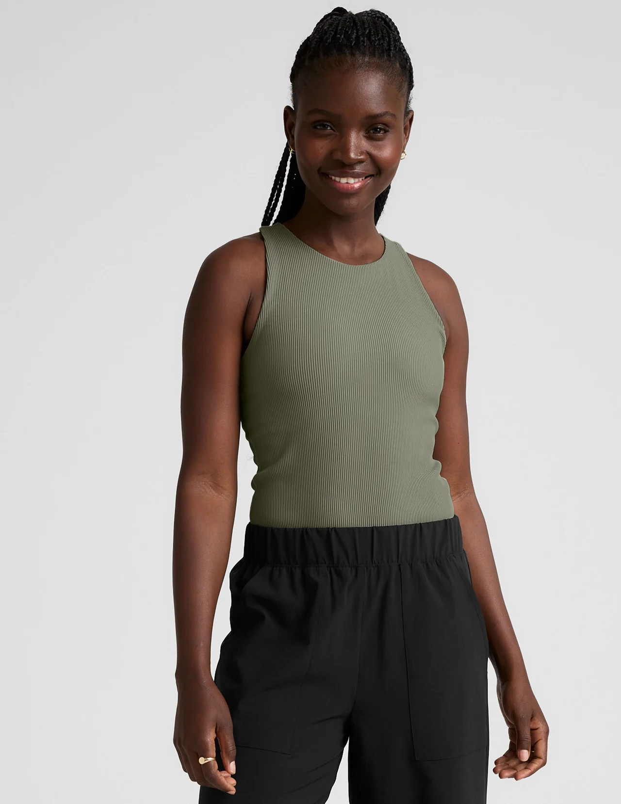 Refocus Ribbed Classic Tank | Beyond Yoga | Beyond Yoga