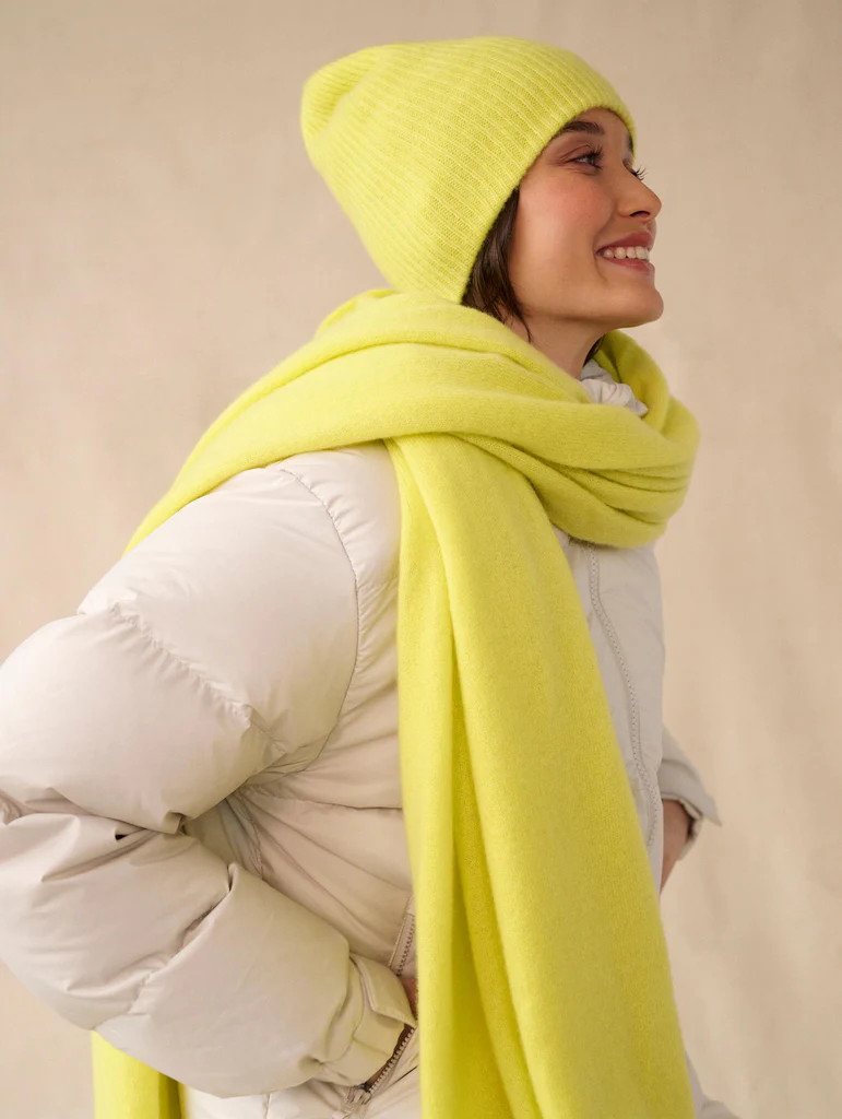 cashmere travel wrap | White and Warren