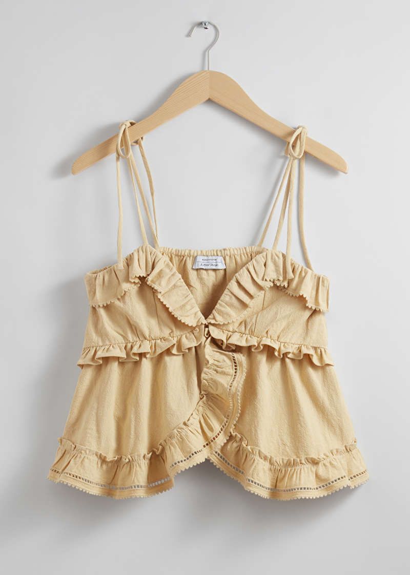 Strappy Bustier Frill Top | & Other Stories (EU + UK)