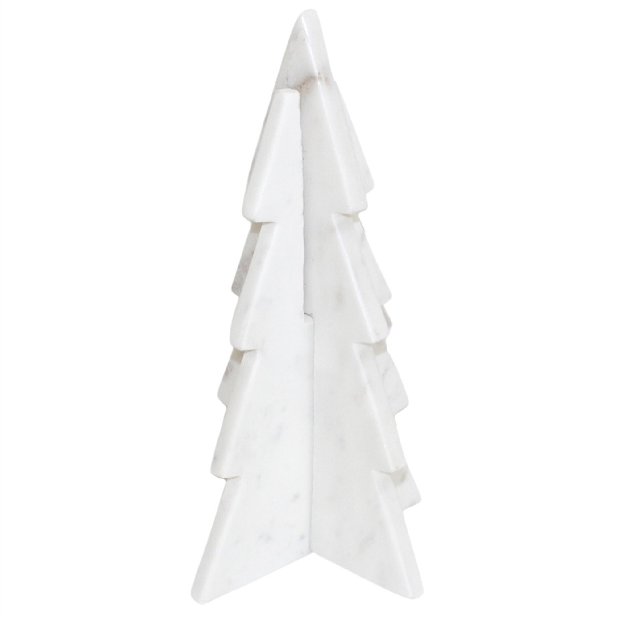 Sm. White Marble Christmas Tree - White | Bed Bath & Beyond