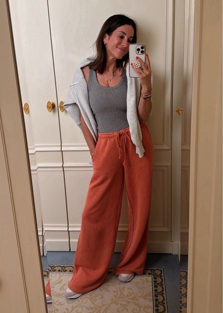These pants are SO COMFY! I have this shade and the tan. I love the loose/wide leg. 



#LTKStyleTip #LTKTravel #LTKSaleAlert