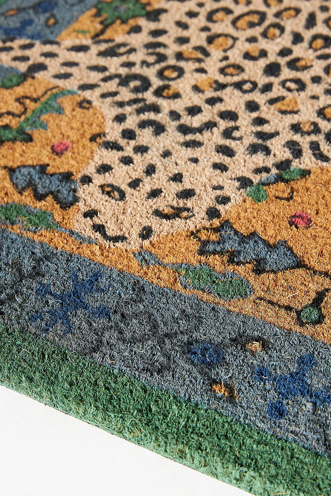 Octavia Leopard Doormat | Anthropologie (US)