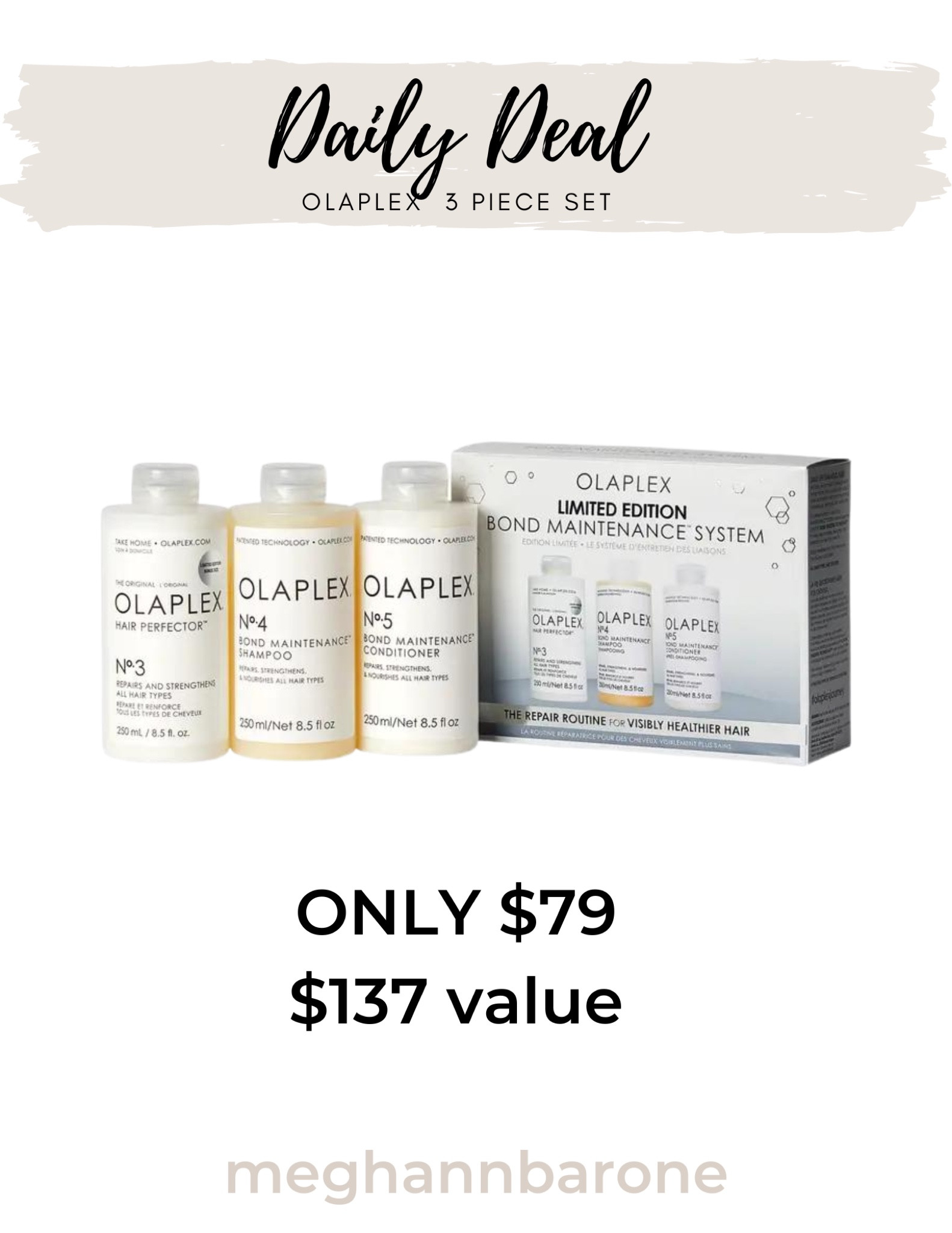 Olaplex set only $79! Grab it at this price.

#LTKunder100 #LTKHoliday #LTKbeauty