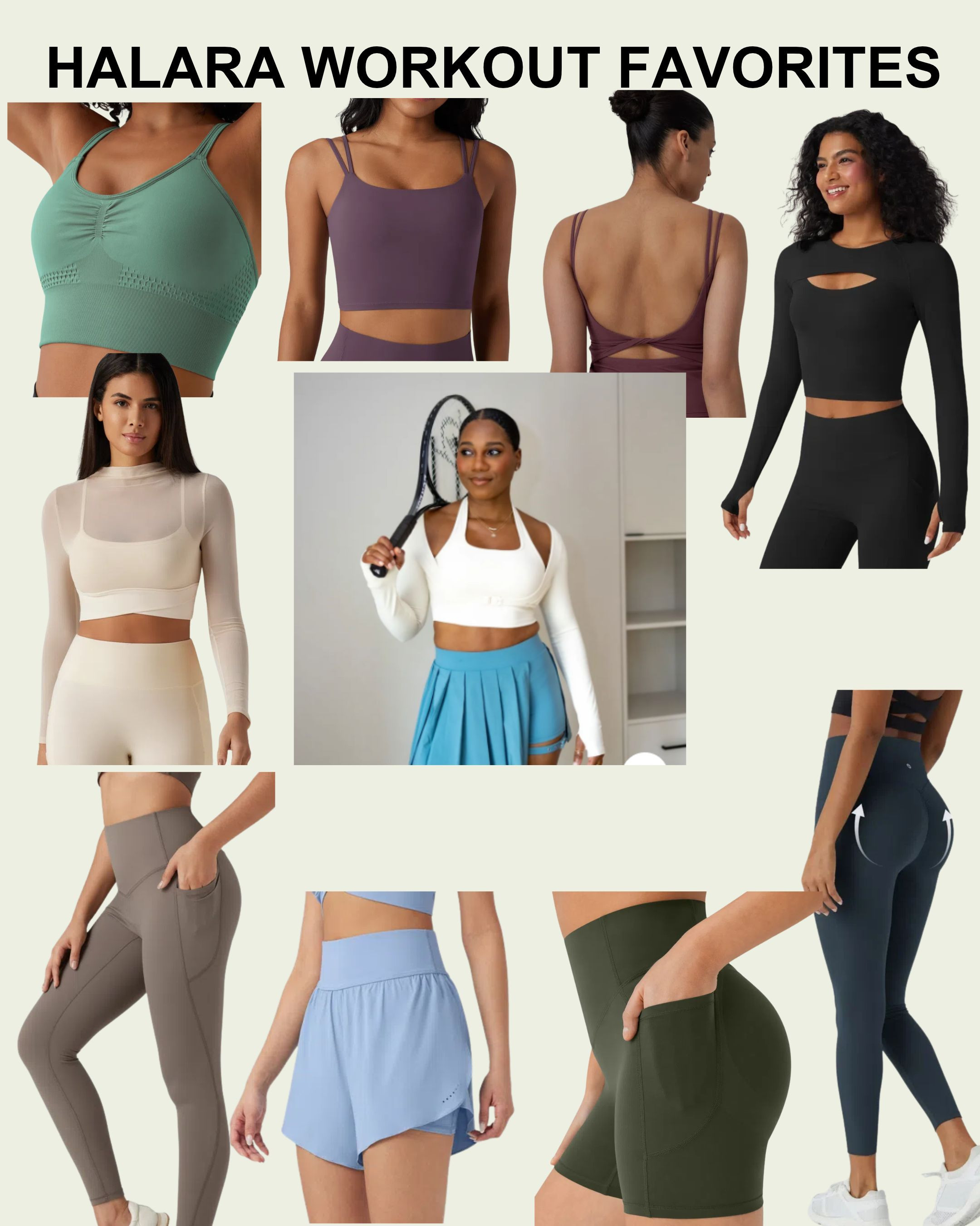 HALARA WORKOUT FAVORITES 

 