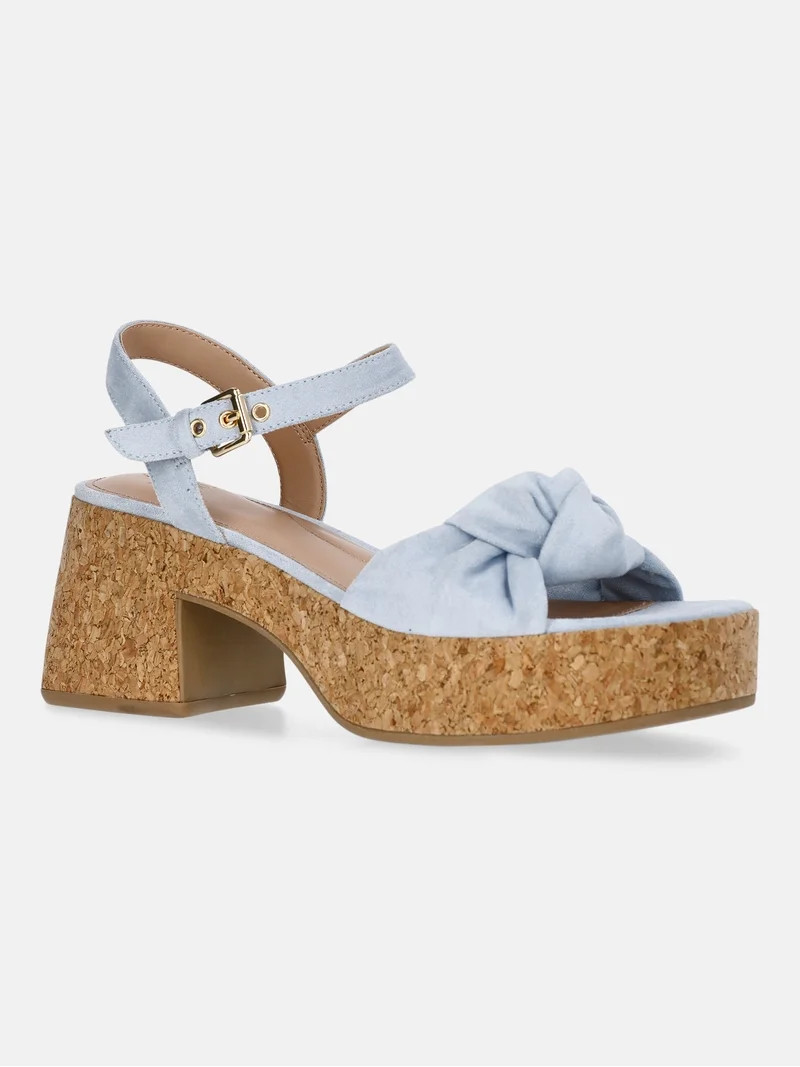 Time and Tru Women's Cork Knot Sandals | Walmart (US)