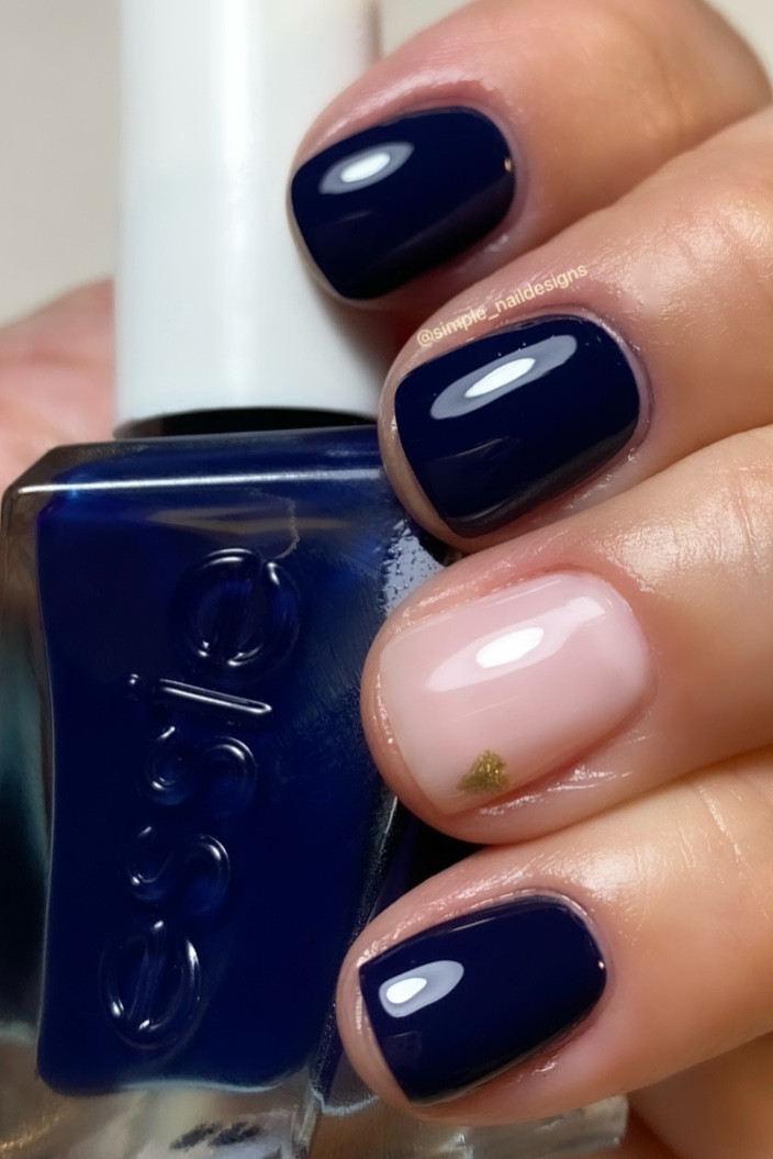 Navy blue with Gold heart |  Regular nail polish 

*Heart this post and be notified of price drops | then shop from your Favorites*

#valentinesday #valentinesdaynails #nailinspo #navyblue #navybluenails #pinknails #pink #sheerpinknails #essienails #essie

#LTKhome #LTKsalealert #LTKstyletip

#LTKU #LTKStyleTip #LTKBeauty