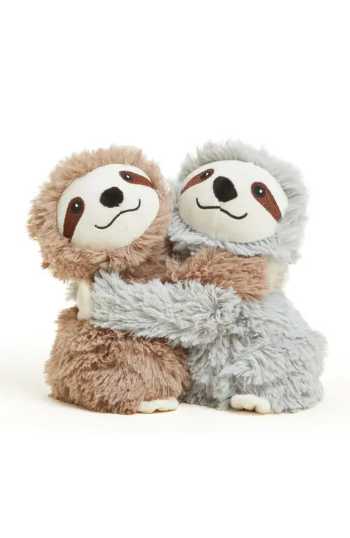 Warmies Sloth Hugs Plush Toy in Brown/grey at Nordstrom, Size Small | Nordstrom