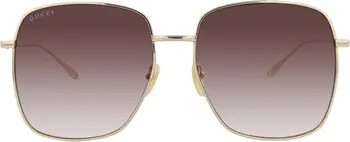 Gucci 59mm Oversize Square Sunglasses | Nordstromrack | Nordstrom Rack