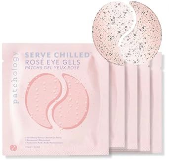 Patchology Serve Chilled Rosé Hydrating Under Eye Patches for Dark Circles, Under Eye Mask, Eye ... | Amazon (US)