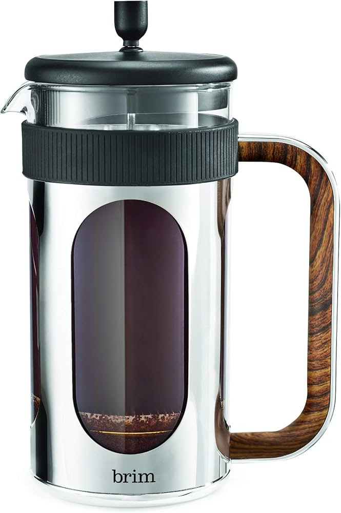 brim 8 Cup French Press, Quickly Brew Coffee in Under 5 Minutes, Classic Design with Modern Twist... | Amazon (US)