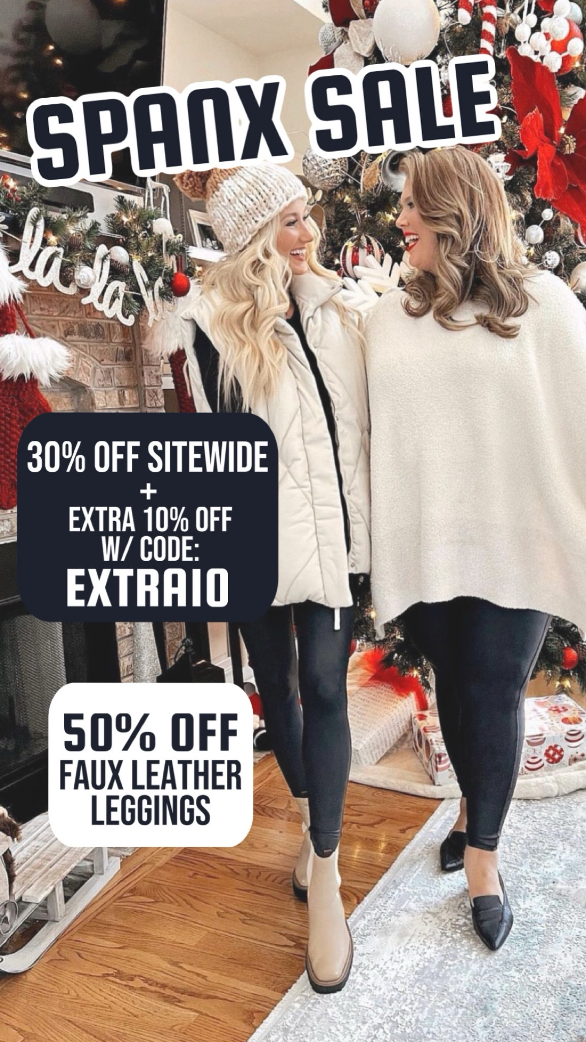 50% OFF FAUX LEATHER LEGGINGS & 30% OFF EVERYTHING @SPANX!!!!



#LTKSaleAlert #LTKFindsUnder50 #LTKCyberWeek