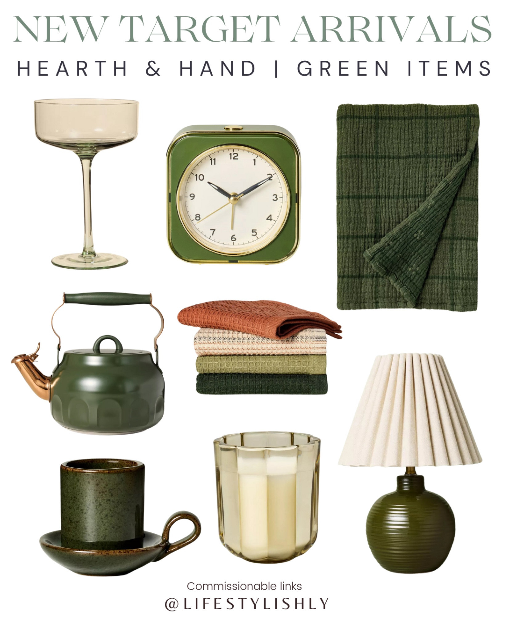 Target new arrivals! Green items

#LTKStyleTip #LTKSeasonal #LTKHome