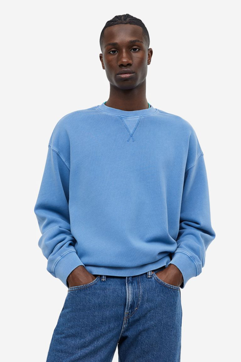 Relaxed Fit Washed-look Sweatshirt | H&M (US + CA)