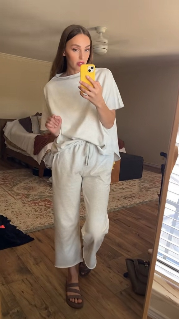 super cute and classy lounge set

#loungeset #loungewear #cozyoutfits #classyoutfits #2pieceset 

2 piece lounge set, boat neck lounge set, lounge sets for women, classy outfits, comfy everyday outfits 