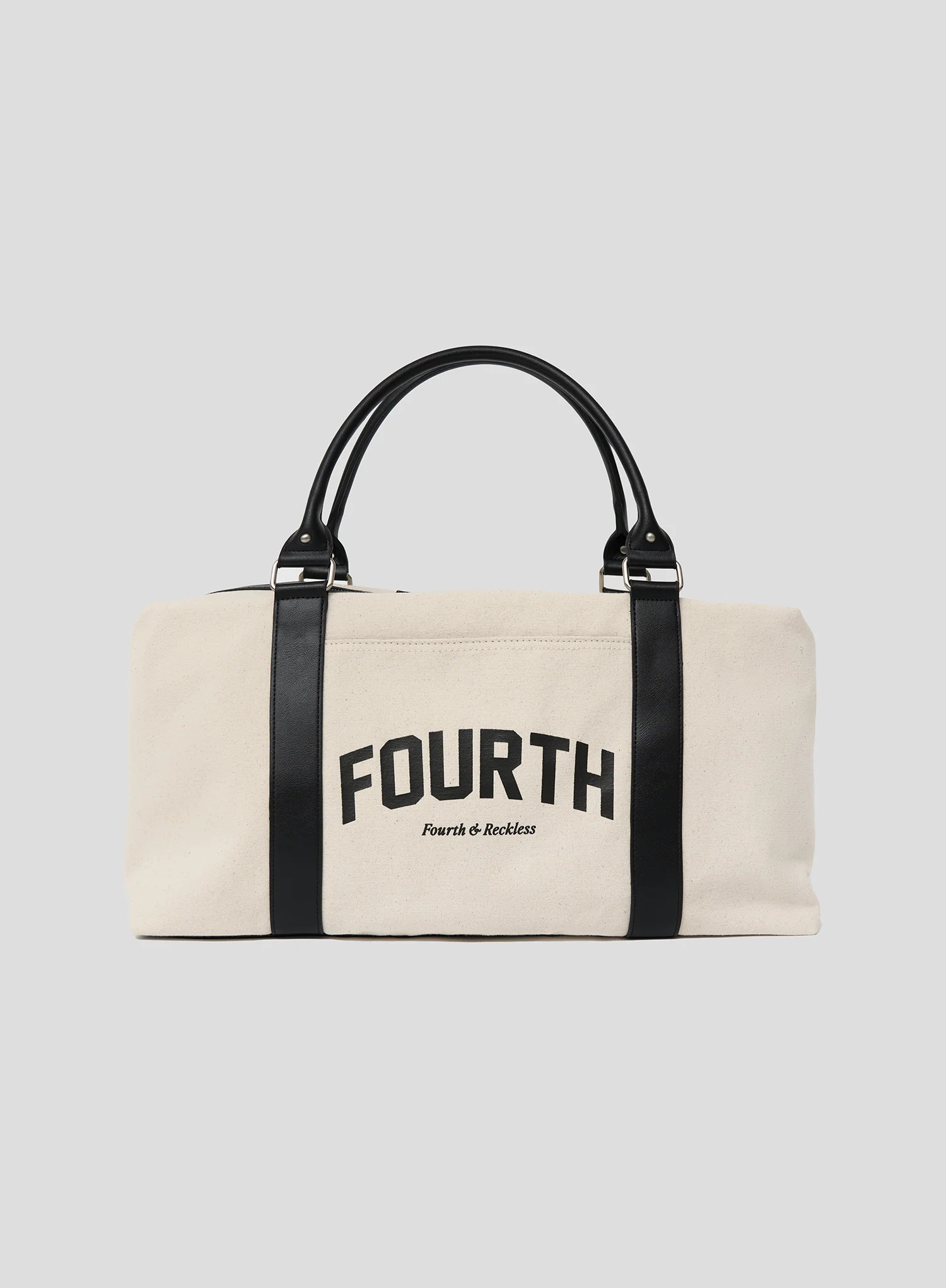 Beige Fourth Branded Duffle Bag- Alfie | 4th & Reckless