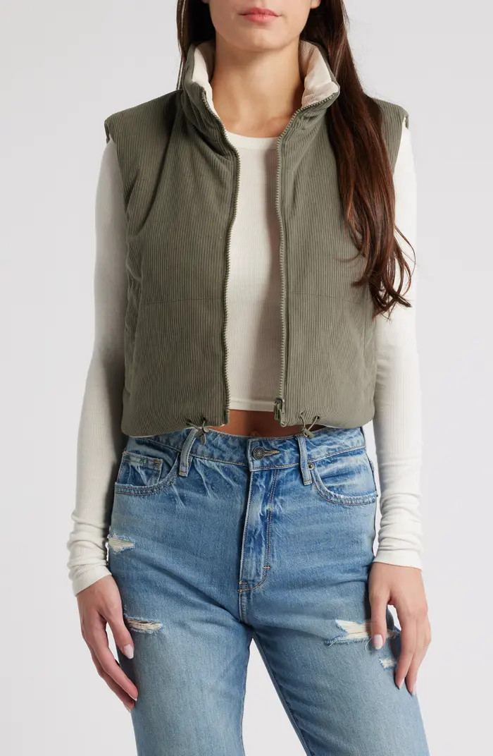 Reversible Crop Vest | Nordstrom