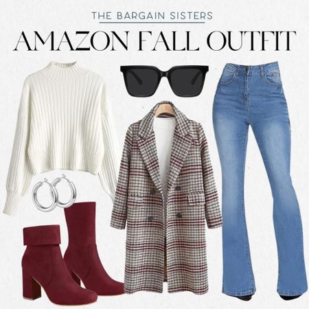 Amazon Fall Outfit

| Fall Boots | Amazon Fashion | Square Sunglasses | Flare Jeans | Plaid Trench Coat | Fall Fashion 

#LTKSeasonal #LTKstyletip #LTKU