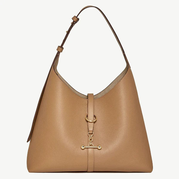 Strathberry Kite Hobo Bag – Caramel, Fine Grain Leather | Strathberry