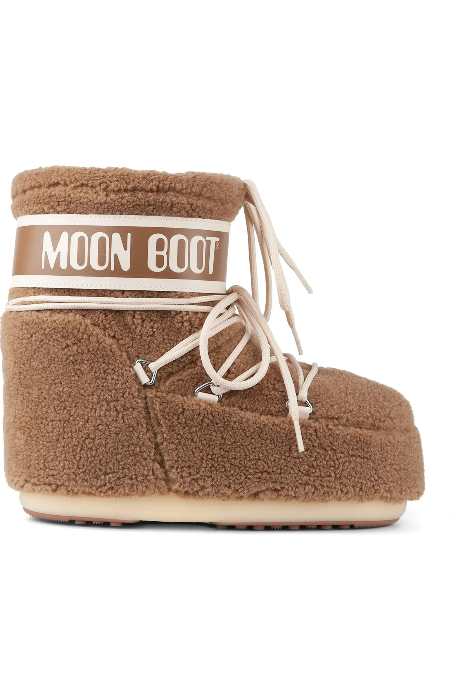 Moon Boot® Icon High Pile Fleece Low Boot (Women) | Nordstrom | Nordstrom